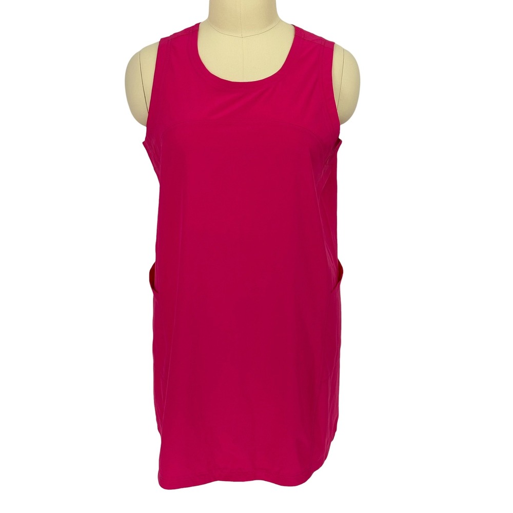 LIV Outdoor Dress Cabaret Pink UPF 30+ Sleeveless Pockets XXL